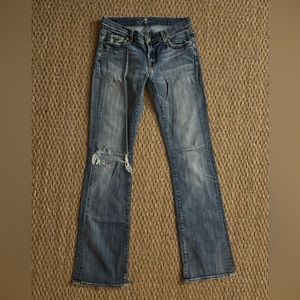 7FAM | 7 For All Mankind Distressed Denim Jeans